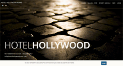 Desktop Screenshot of hotelhollywoodrome.com